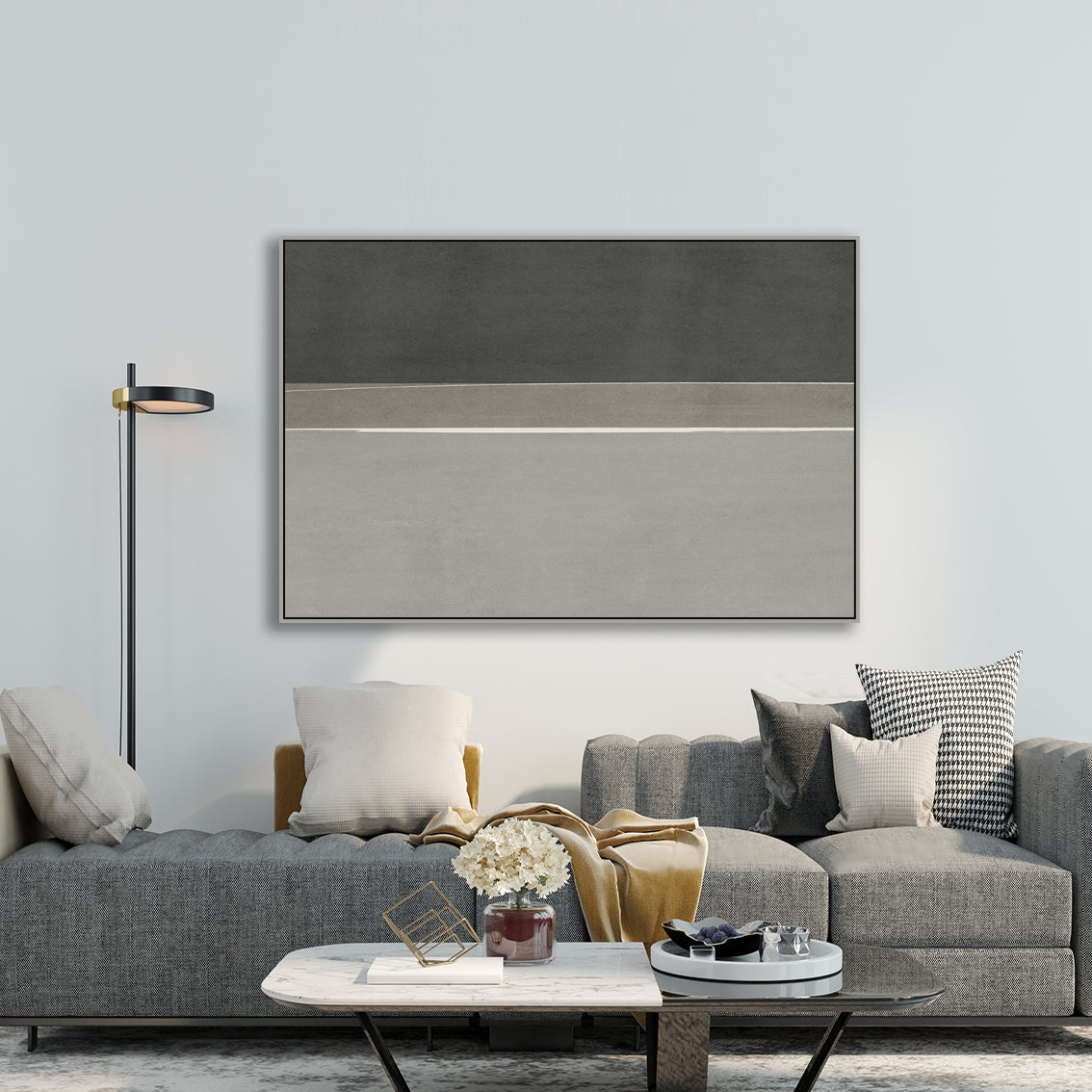 Landscape with horizontal limit
