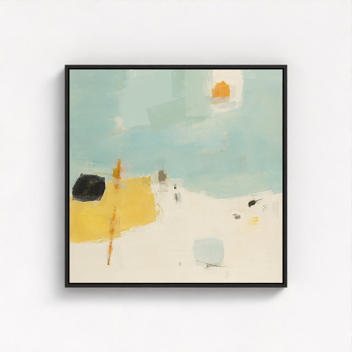 A Yellow Afternoon Near the Sea