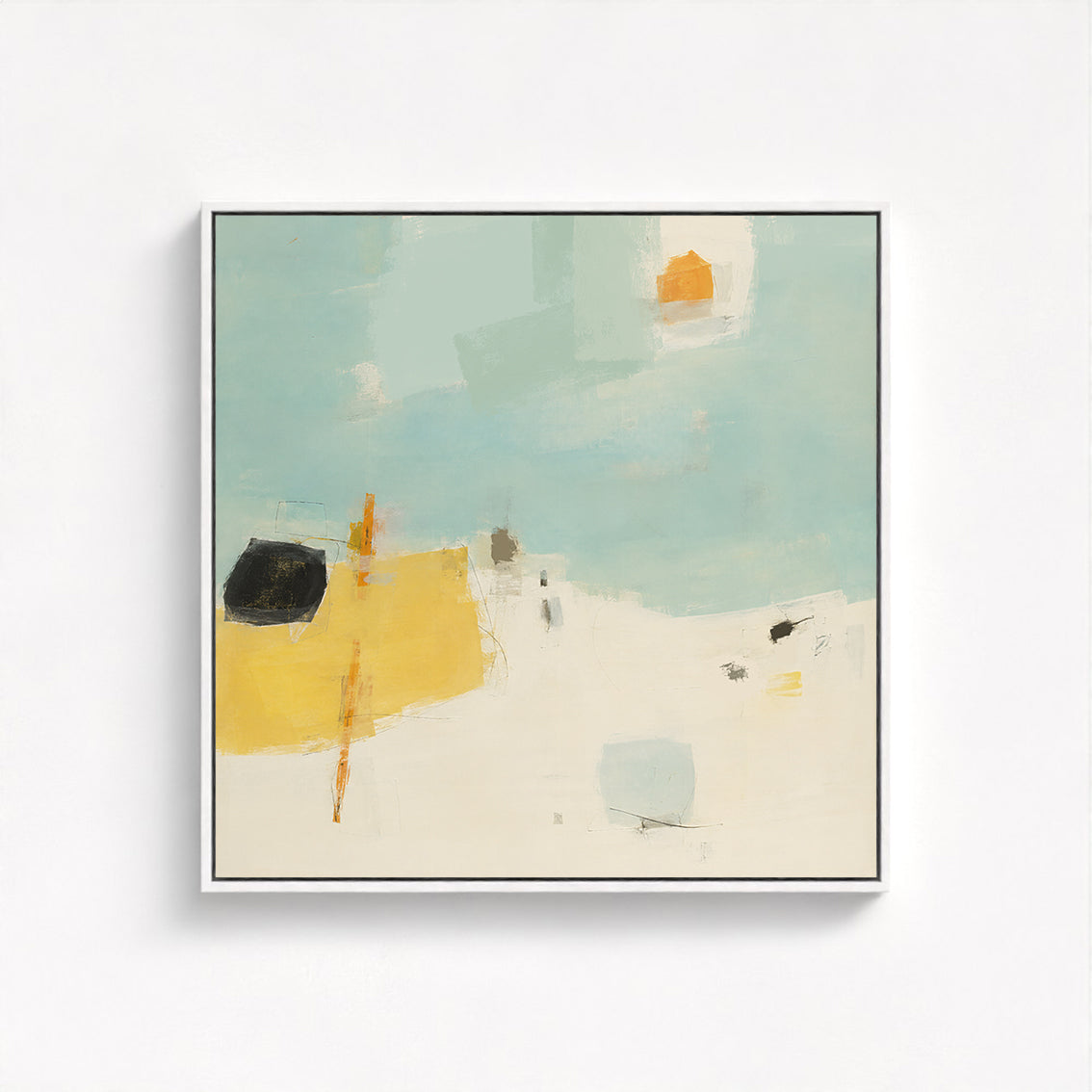 A Yellow Afternoon Near the Sea