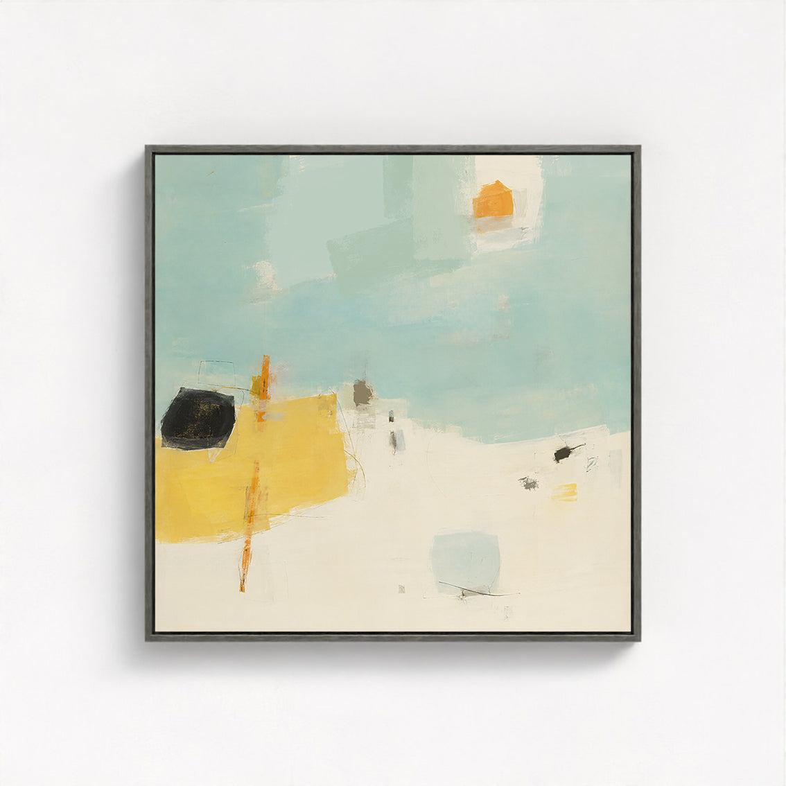 A Yellow Afternoon Near the Sea