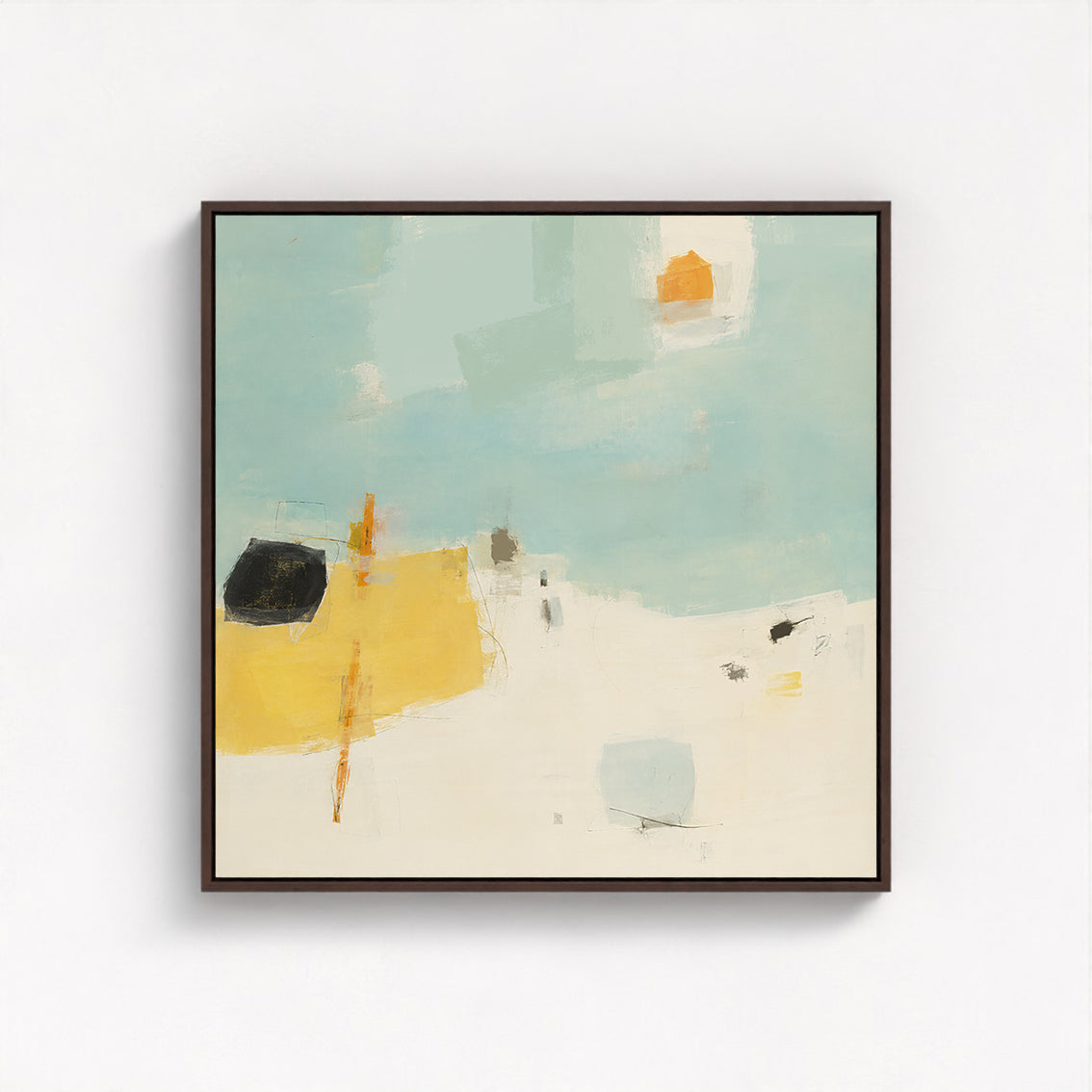 A Yellow Afternoon Near the Sea